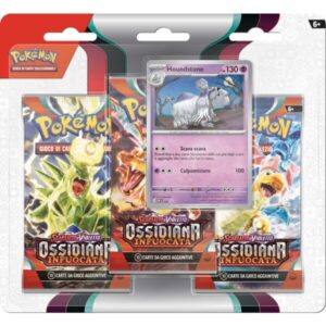 Blister 3 bustine ossidiana infuocata houndstone