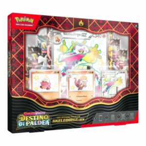 Collezione premium skeledirge-ex destino di paldea (scatola danneggiata)